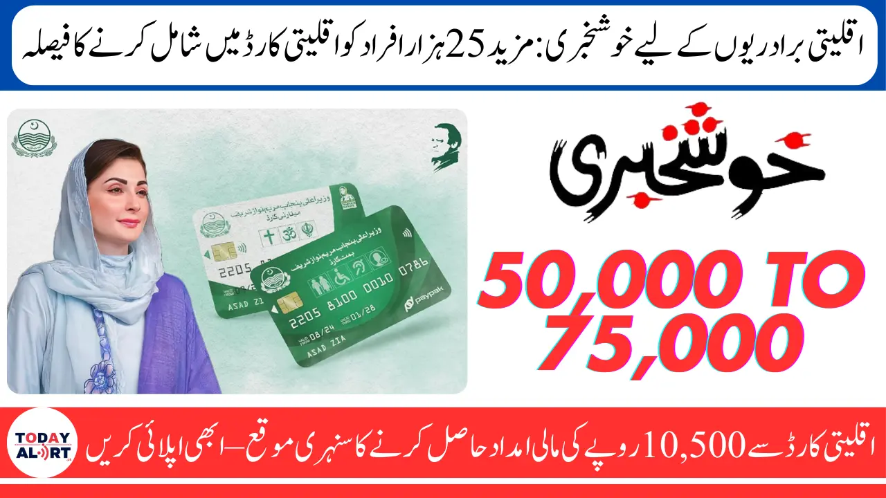 Maryam Nawaz Sharif Expands Minority Cards 50,000 to 75,000: Registration Process